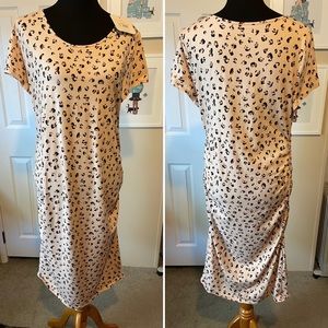 Leopard Print Isabel Maternity Dress XXL NWT